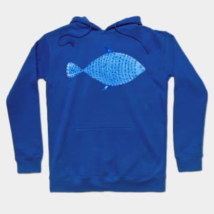 Blue fish Hoodie